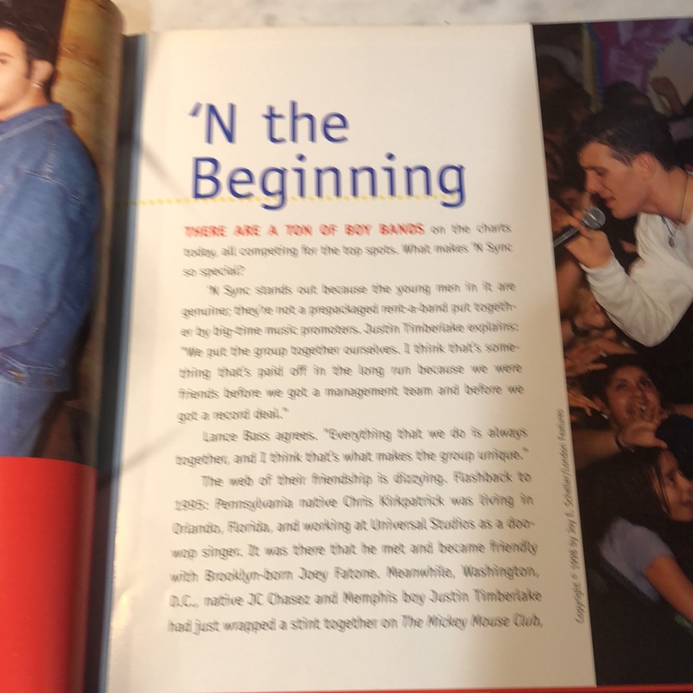 N’Sync ‘The Official Book’ by N’Sync & K.M. Squires - Picture 4 of 10